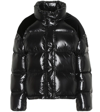 Shop Moncler Chouette Down Jacket In Black