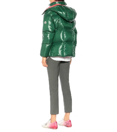 Shop Moncler Parana Down Jacket In Green