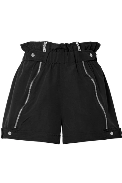 Shop Rta Louie Shell Shorts In Black