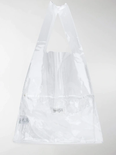 Shop Maison Margiela Tripack Tote In White