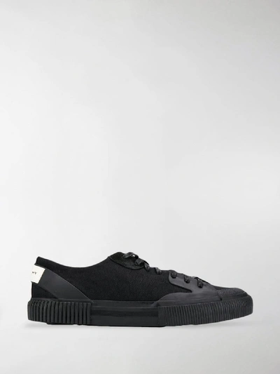Shop Givenchy Tennis Low Top Sneakers In Black