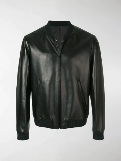 Shop Prada Bomber Jacket In Black