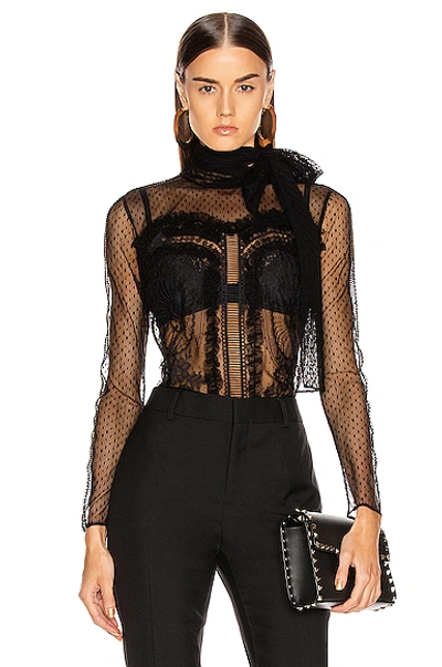 Shop Zuhair Murad Jiin Bodysuit In Black