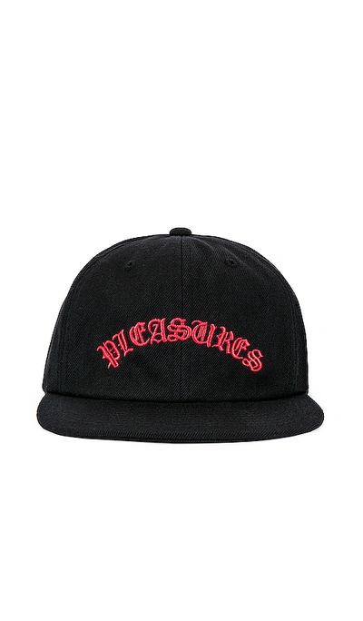 Shop Pleasures Old E Snapback Hat In Black