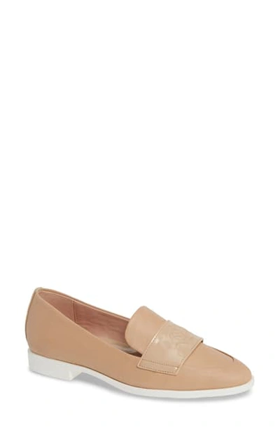 Shop Taryn Rose Blossom Loafer In Buff Leather