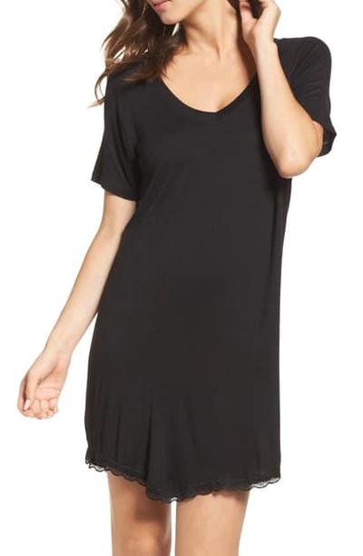 Shop Honeydew Intimates All American Sleep Shirt In Black