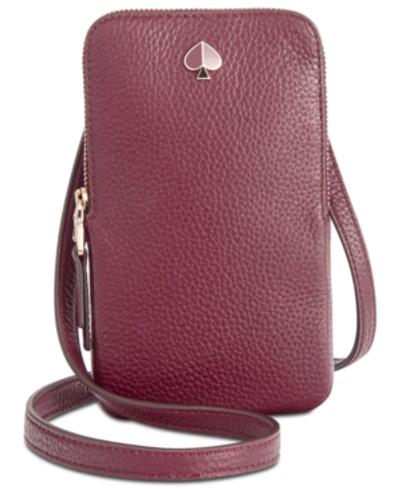 Kate Spade New York Polly Pebble Leather Phone Crossbody In