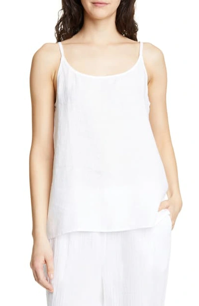 Shop Eileen Fisher Organic Linen Camisole In White