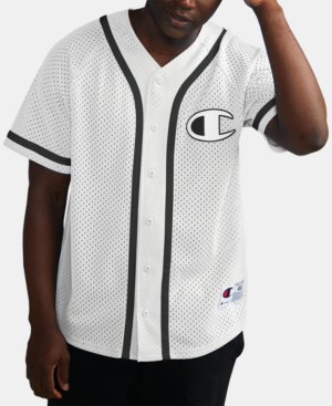 champion baseball jersey white