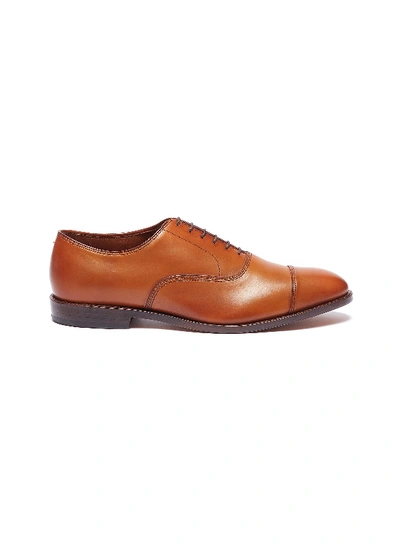 Shop Allen Edmonds 'park Avenue' Leather Oxfords In Brown