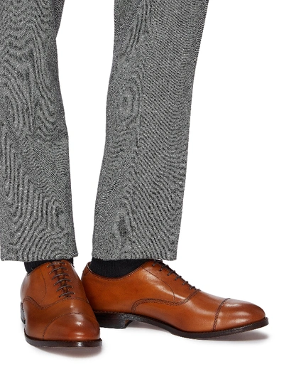 Shop Allen Edmonds 'park Avenue' Leather Oxfords In Brown