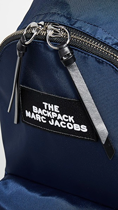 Shop Marc Jacobs The Large Backpack In Night Blue