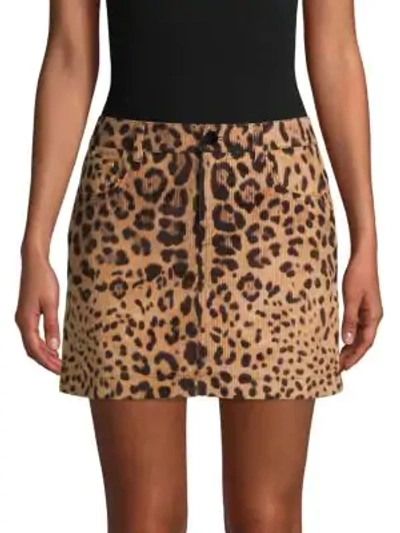 Shop Dolce & Gabbana Leopard-print Mini Skirt