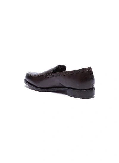 Shop Allen Edmonds 'wooster Street' Leather Penny Loafers In Grey