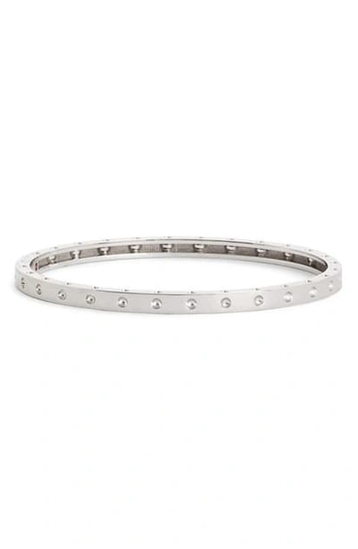 Shop Roberto Coin 'symphony - Pois Moi' Ruby Bangle In White Gold