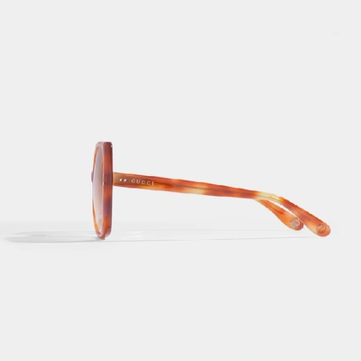 Shop Gucci Oversized Square Sunglasses