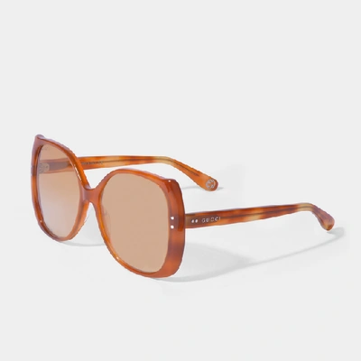 Shop Gucci Oversized Square Sunglasses
