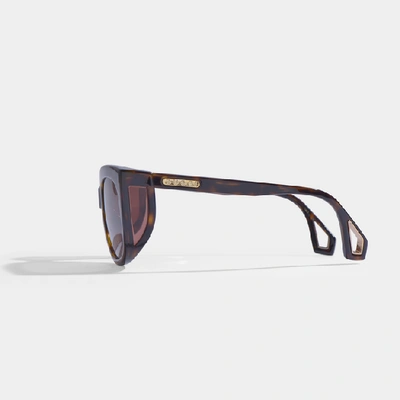 Shop Gucci Square Sunglasses With Lateral Protections