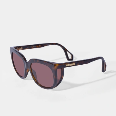 Shop Gucci Square Sunglasses With Lateral Protections