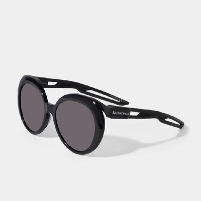 Shop Balenciaga Hybrid Butterfly Sunglasses