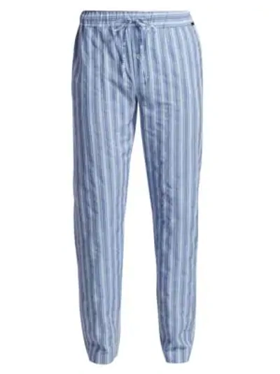 Shop Hanro Night & Day Cotton Lounge Pants In Summer Stripe