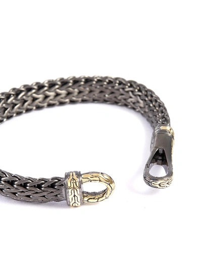 Shop John Hardy 'classic Chain' Gold Large Woven Chain Bracelet In Metallic