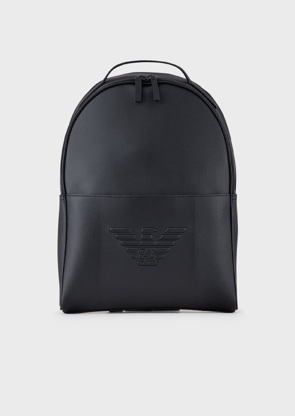 black armani backpack