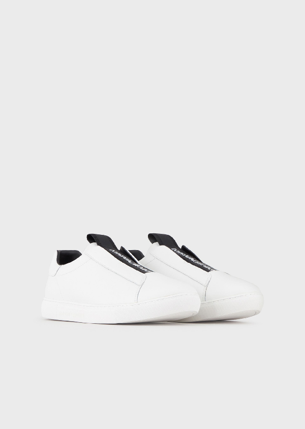 emporio armani slip on shoes