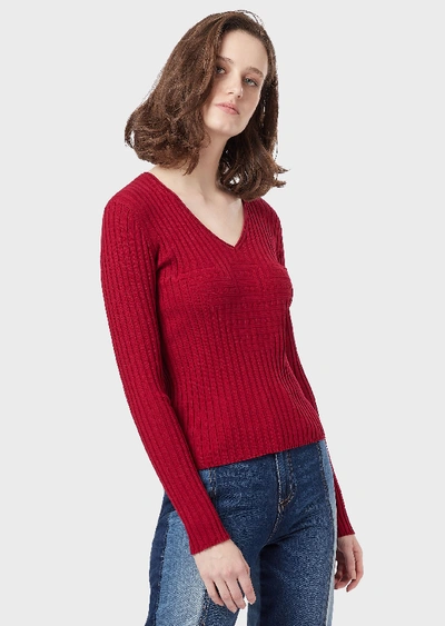 Shop Emporio Armani Sweaters - Item 39988173 In Red