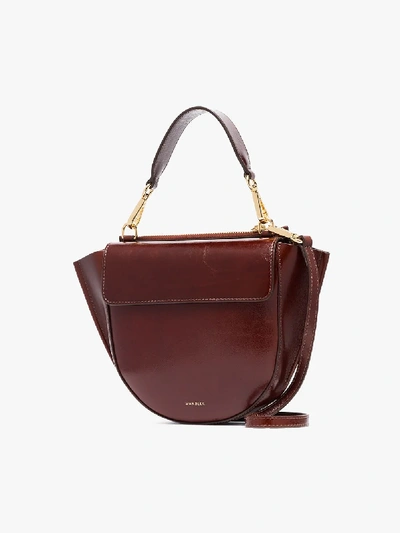 Shop Wandler Medium Hortensia Shoulder Bag In Brown