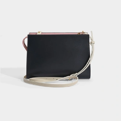 Shop Marni Law Crossbody Bag In Black