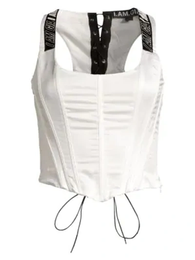 Shop I.am.gia Siobhan Corset In White