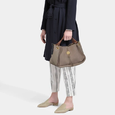 Shop See By Chloé Luce Shoulder Bag In Grey