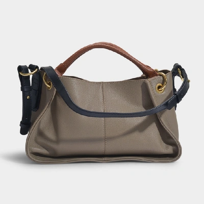 Shop See By Chloé Luce Shoulder Bag In Grey