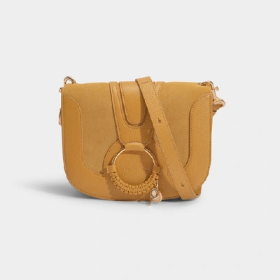 Shop See By Chloé Hana Small Crossbody Bag In Pale Yellow Grained Go