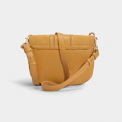 Shop See By Chloé Hana Small Crossbody Bag In Pale Yellow Grained Go