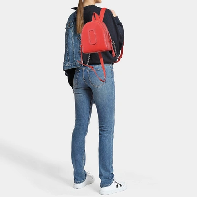 Shop Marc Jacobs Pack Shot Dtm Backpack In Red