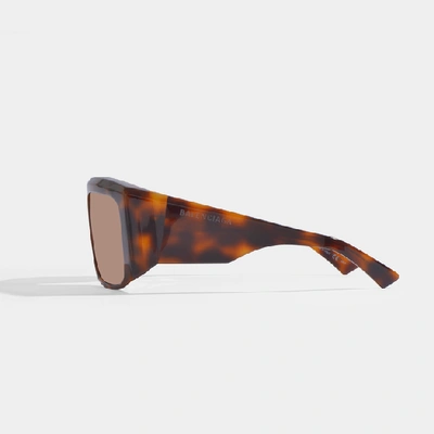 Shop Balenciaga Thick Square Sunglasses