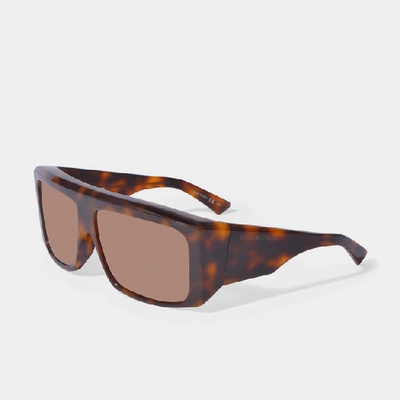 Shop Balenciaga Thick Square Sunglasses
