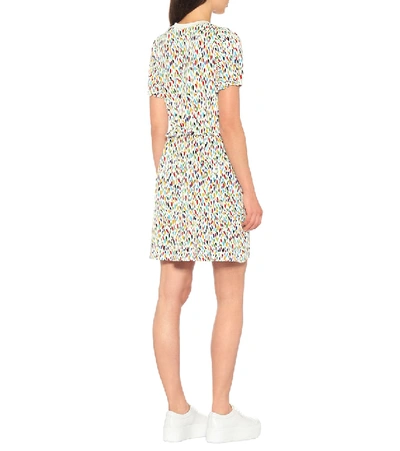 Shop Apc Sophie Printed Jersey Dress In Multicoloured