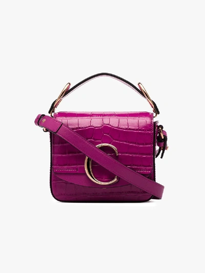 Shop Chloé Mini Toaster Shoulder Bag In Pink