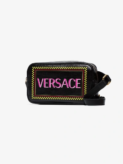Shop Versace Vintage Logo Belt Bag In Black