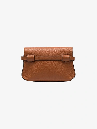 Shop Chloé Marcie Belt Bag In Brown