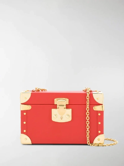 Shop Luis Negri Bauletto Crossbody Box Bag In Red