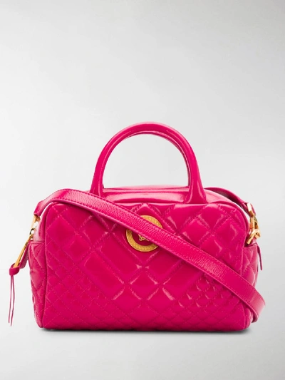 Shop Versace Medusa Head Tote In Pink