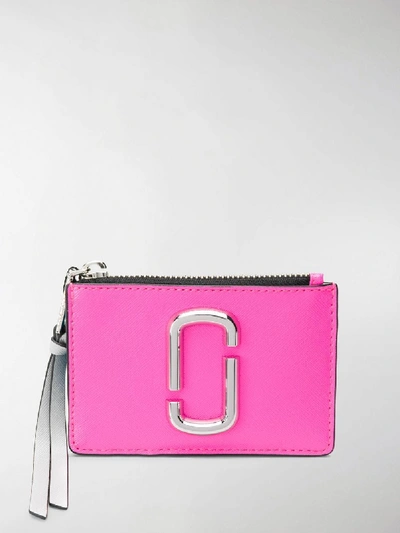 Shop Marc Jacobs Snapshot Mini Compact Wallet In Pink