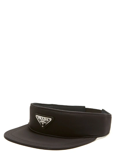 Shop Prada Visor In Black