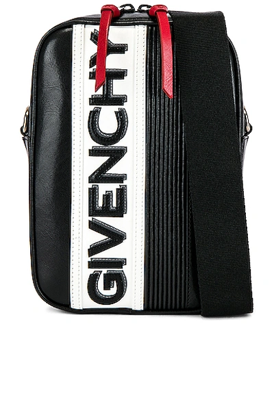 Shop Givenchy Mc3 Cross Body Bag In Black & White