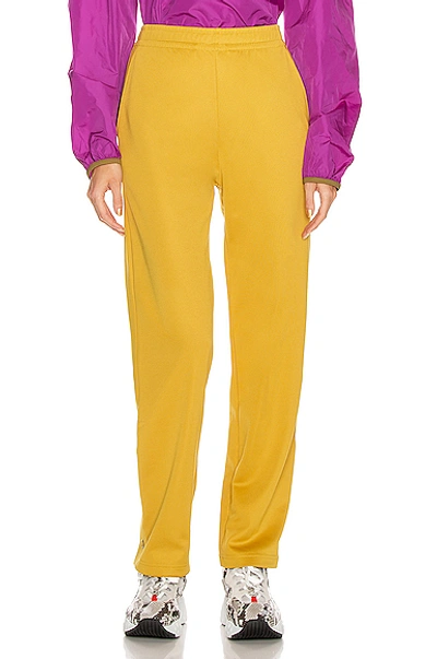 Shop Acne Studios Emmett Face Pant In Yellow In Amber Yellow