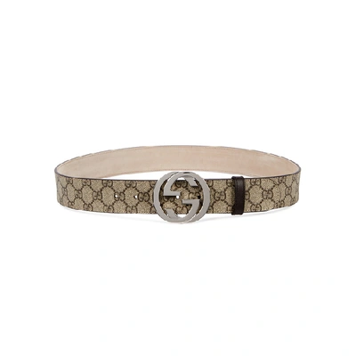 Shop Gucci Gg Supreme Monogrammed Belt